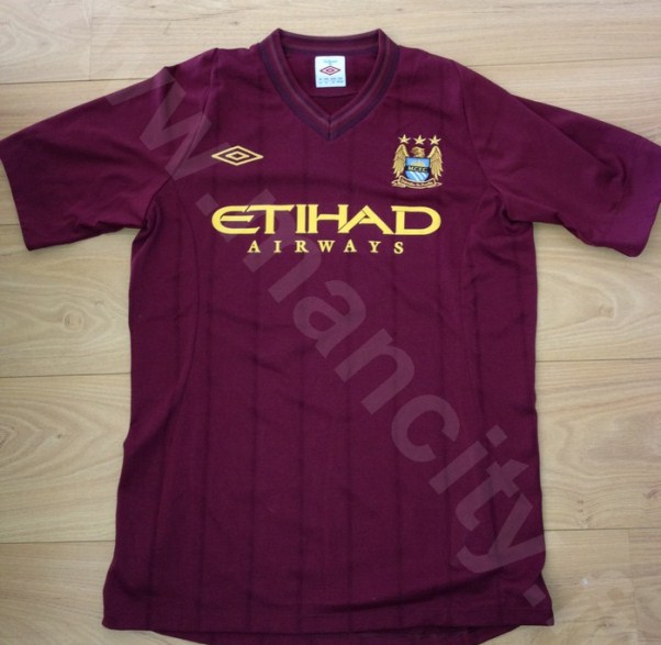 Maroon Manchester City Kit Leaked 2012-13