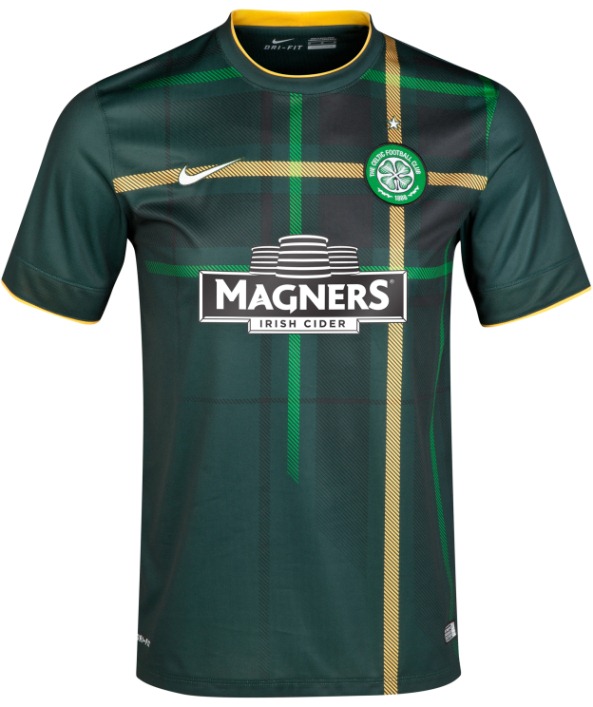 New Celtic Away Top 14/15- Green Celtic Away Strip 2014 ...
