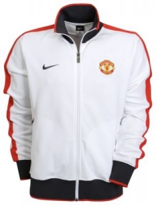 man utd white jacket