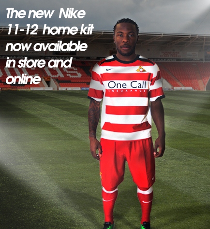 New Home Kit Doncaster Rovers 11-12 Nike