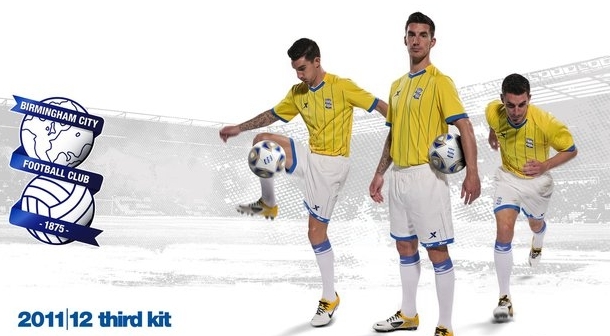 New Birmingham Europa League Kit Yellow