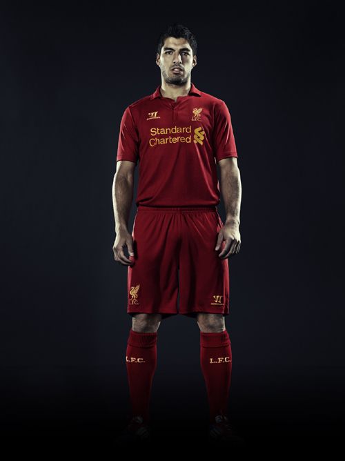 Luis Suarez Liverpool Kit 2013