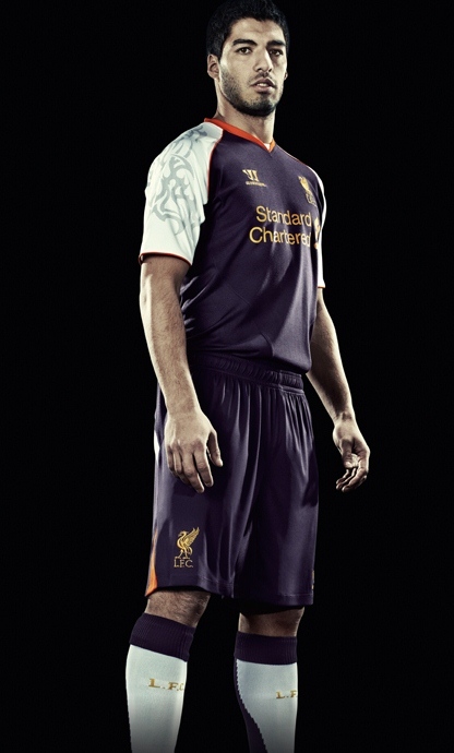 Luis Suarez 2012 Liverpool Shirt