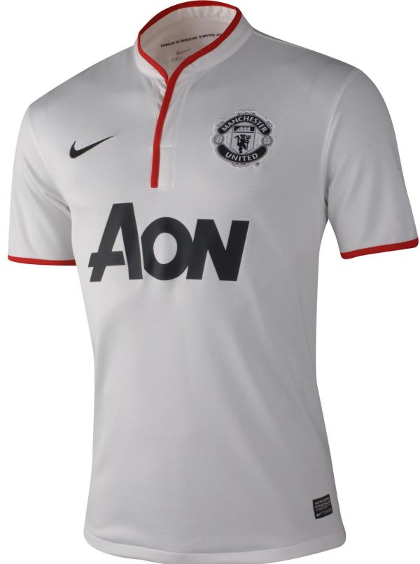 New Man Utd Away Kit 12/13- White 