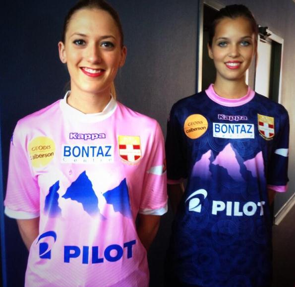 Evian Football Shirt 2013 14