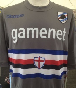Maglia Maillot Sampdoria 2013-2014 Kappa Home Gabbiadini #11