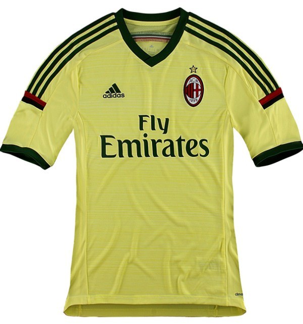 New AC Milan Third Kit 2014/15- Green 
