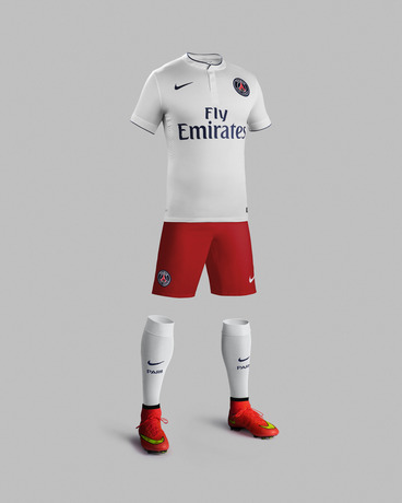PSG New Alternate Kit 2014/15- White Paris SG Jersey 14/15 Ligue 1 ...