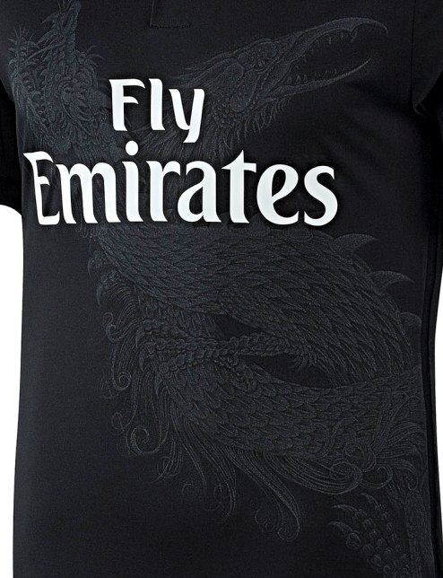 real madrid black dragon jersey