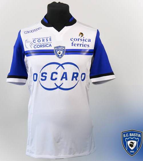 Bastia Away Shirt 2015 16