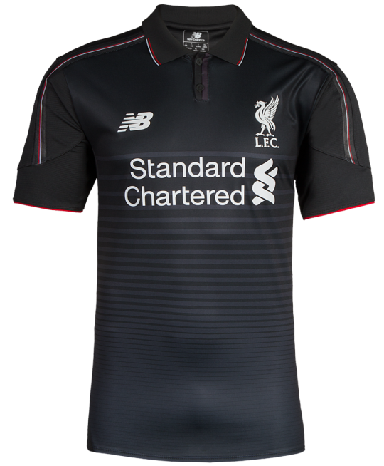 Black Liverpool Kit 15-16 LFC Third 
