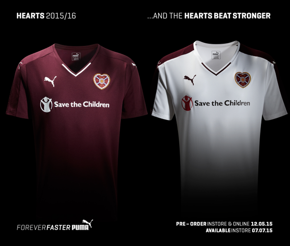 Heart of Midlothian Puma Kits 2015-2016 