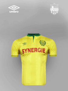 Short FC Nantes Umbro – Jaune, Domicile, Taille S, Occasion