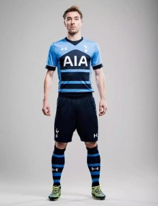 Blue Tottenham Jersey 2015-2016- Under Armour Spurs Away Kit 15-16 ...