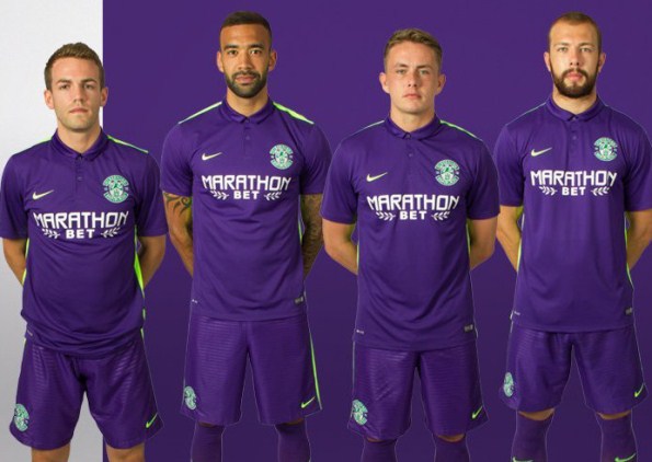 Turbulentie Gemaakt van leveren Purple Hibs Shirt 2015-2016- Nike Hibernian FC Away Kit 2015/16 | Football  Kit News