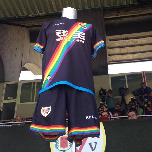 Rayo Vallecano Rainbow Football Shirt 2015