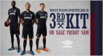 west ham away kit 2017/18 West ham unveil new black and blue 2017-18 away kit