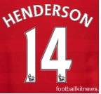 LFC Premier League Lettering Style