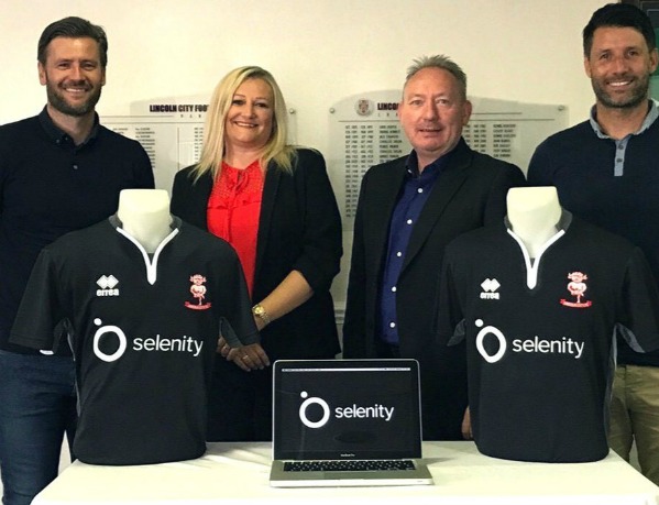 Selenity Lincoln City Shirt Sponsor