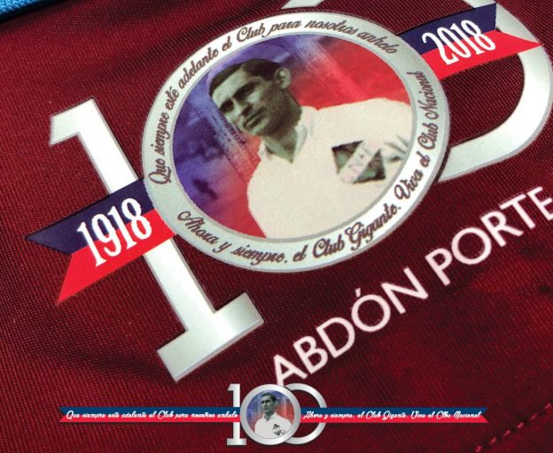 Nacional Special Shirt 2018 Abdon Porte 100th Anniversary