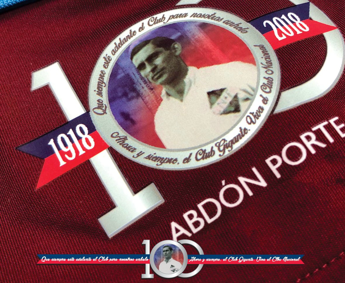 Nacional Special Shirt 2018 Abdon Porte 100th Anniversary