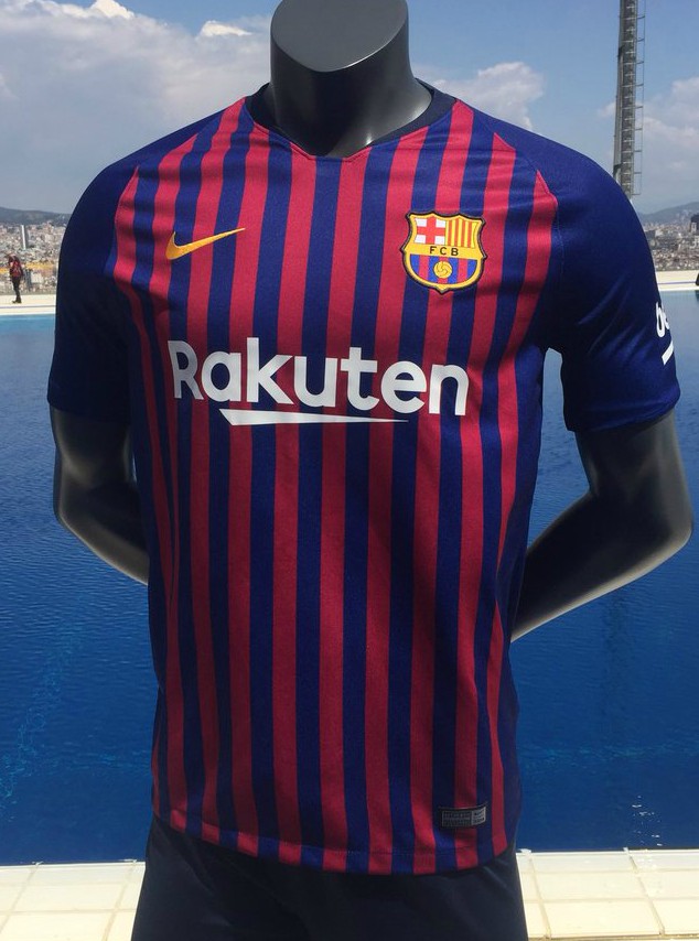 10 Stripes on new Barcelona Shirt