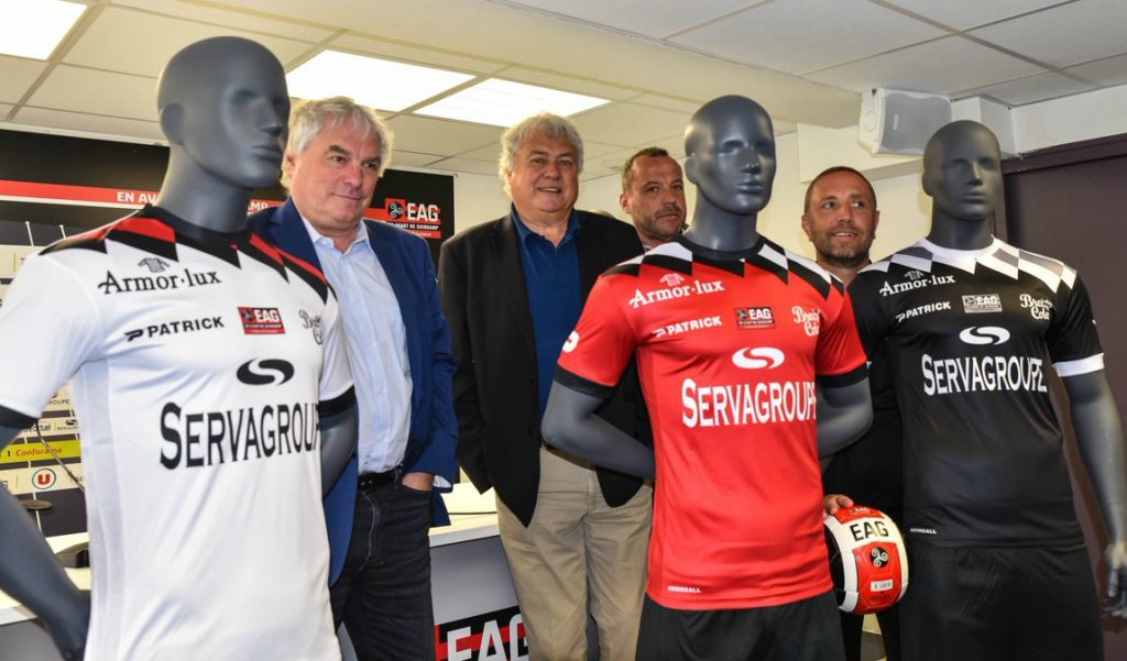 Maillot Foot Patrick En Avant De Guingamp - CELTIGEL N°1, Taille S, Vintage, Occasion