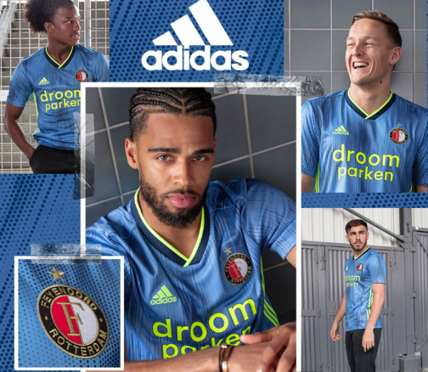 Blue Feyenoord Jersey 2019-2020 | Adidas Feyenoord Rotterdam Away Kit 19-20  | Football Kit News