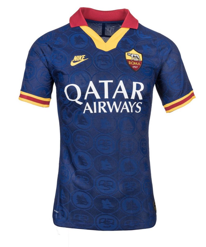As Roma Blue Cap New Roma Third Kit 2019-2020 | AS Roma Blue 3rd Jersey 19-20 | Football ...