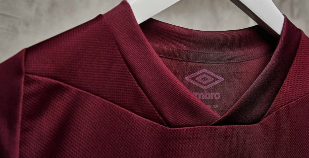 Closeup of Hearts Home Shirt 20-21