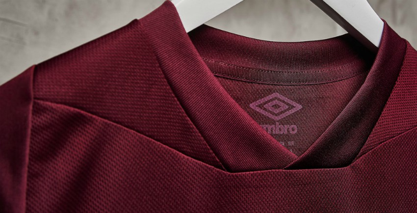 Closeup of Hearts Home Shirt 20-21