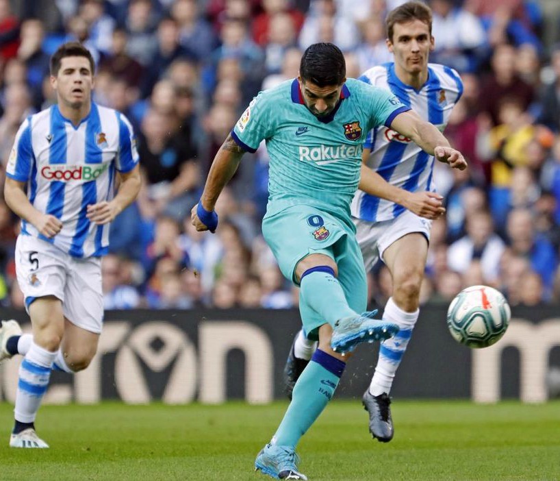barcelona in third kit vs sociedad 2019