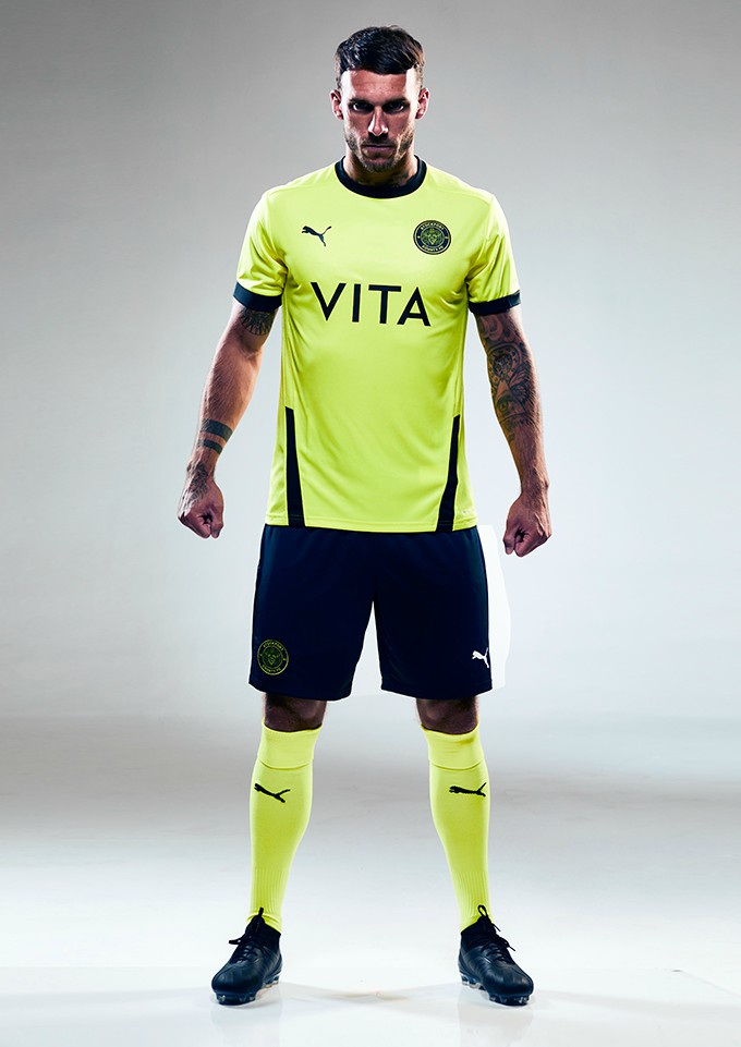 Fluoroscent Stockport County Third Jersey 2020 2021