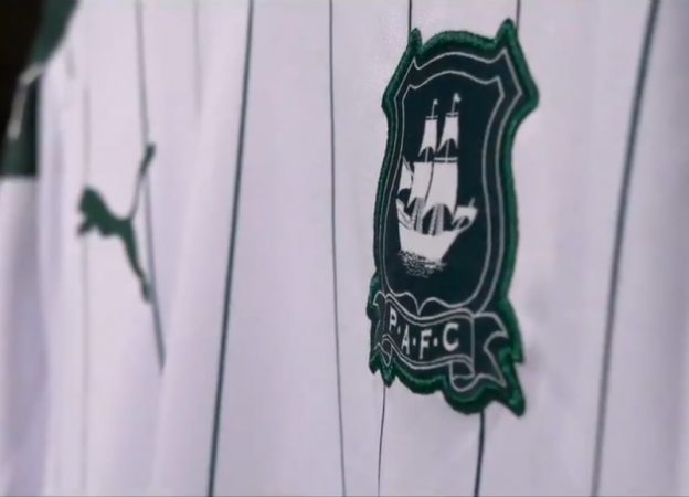 closeup of argyle away shirt 20-21