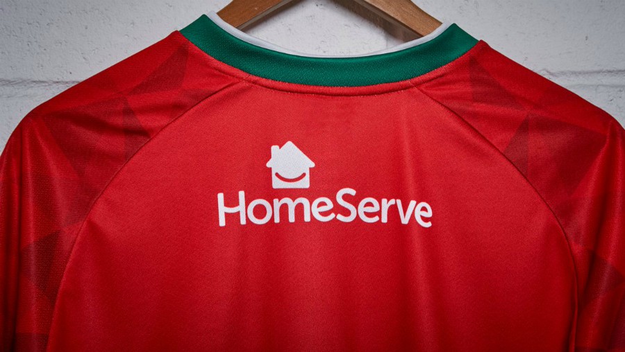 Homeserve Walsall FC Shirt Sponsor Back of