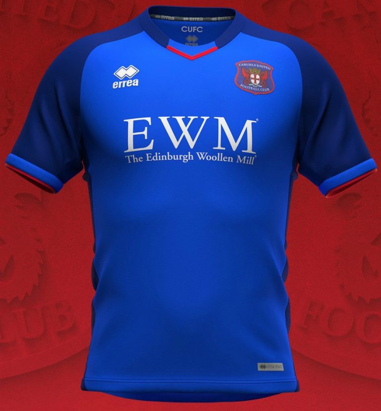 Novas camisas do Carlisle United 2020-2021 Erreà » Mantos do Futebol