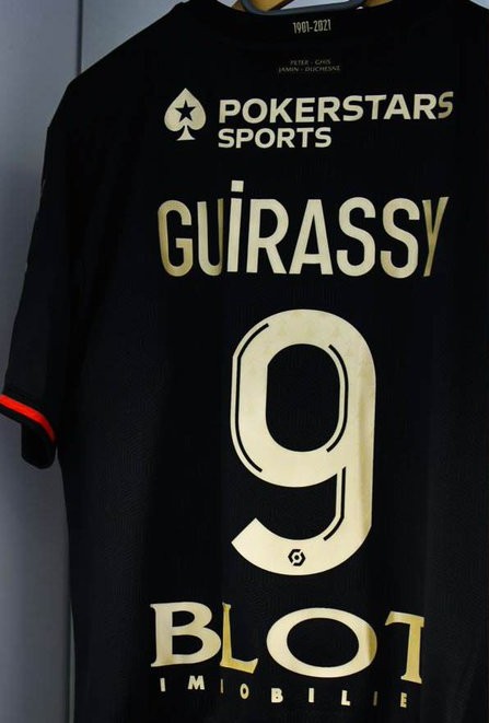 Back of Rennes 120 ANS Jersey 2021