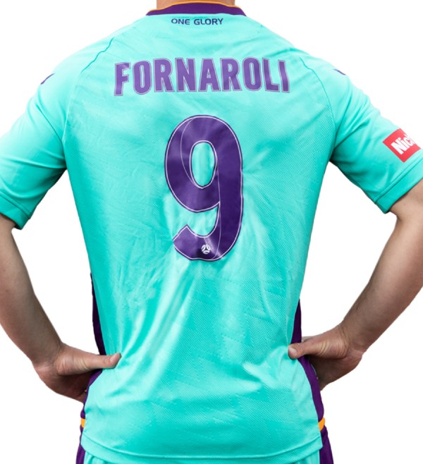 Back of Perth Glory Away Shirt 21-22