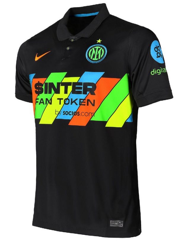 Black Inter Milan Third Shirt 2021 22