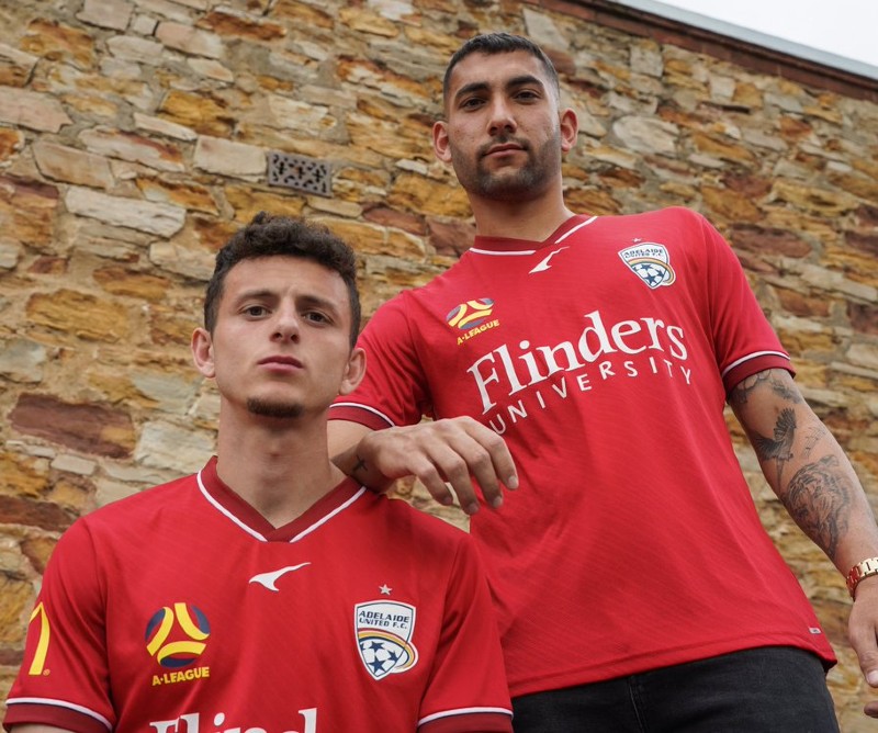 Flinders University Adelaide United Jersey 2021