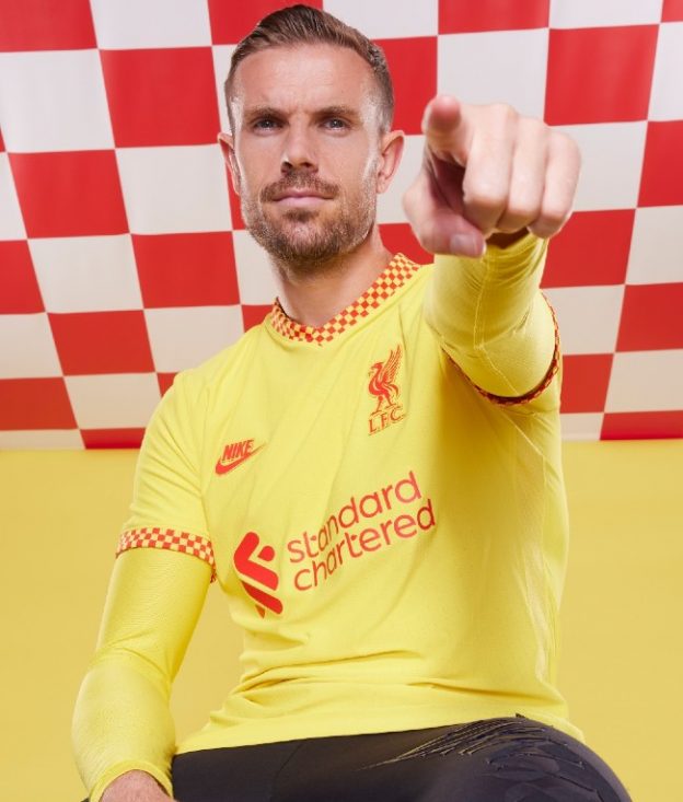 Jordan Henderson LFC Third Shirt 2021 22