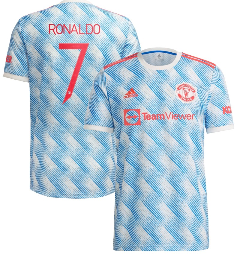 MUFC Away Shirt 2021 2022 with Cristiano 7 Number on Back