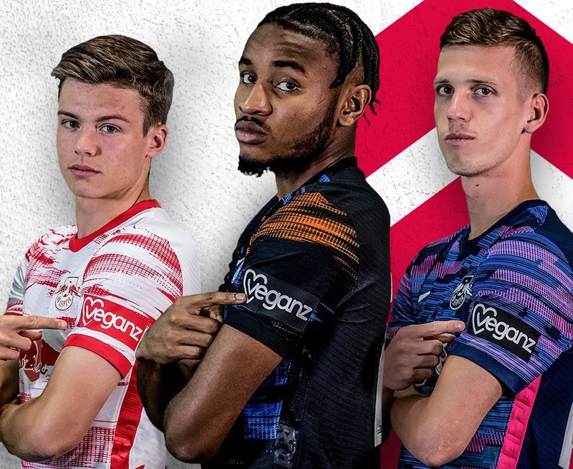 RB Leipzig Veganz Sleeve Sponsor 2021 22