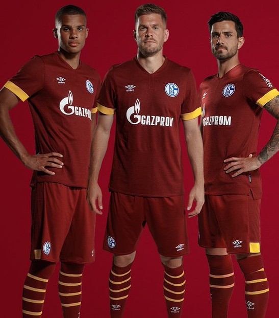 Red Schalke Third Jersey 2021 2022