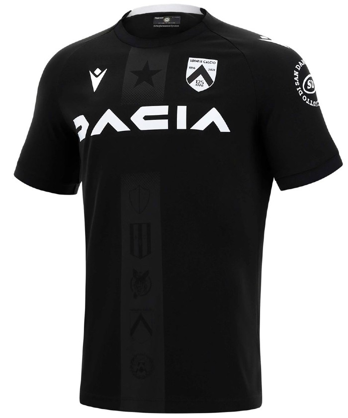 Black Udinese Kit 2021 2022
