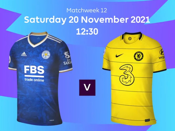 Chelsea wearing away kit vs Leicester 2021