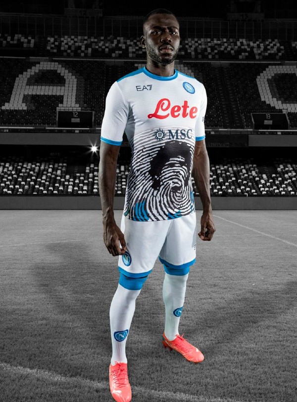 Napoli Special Maradona Shirt 2021 EA7