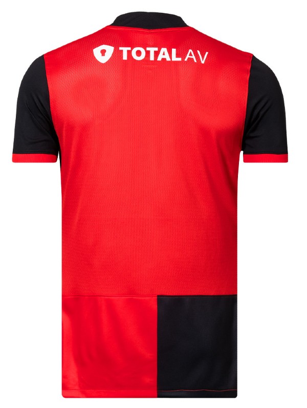 Back of Portsmouth Red Third Kit 2021-22