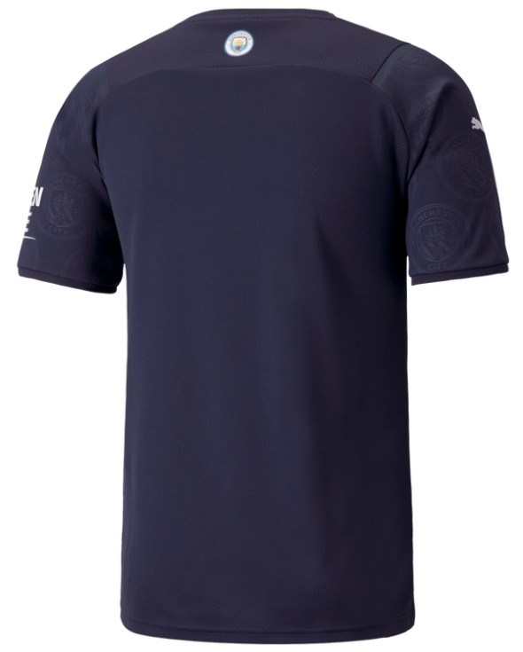 Club Badge on Back of Football Shirt Man City Third 21-22