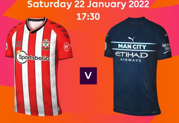 Southampton vs Man City 2022 Third Kit
